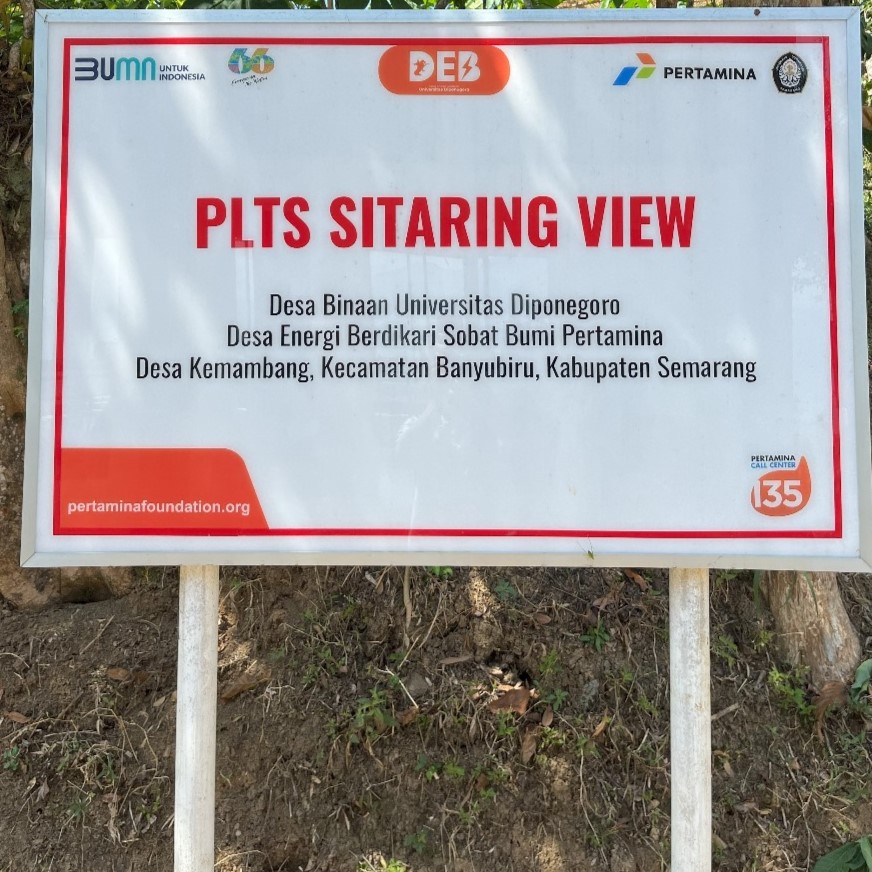 Papan Informasi PLTS